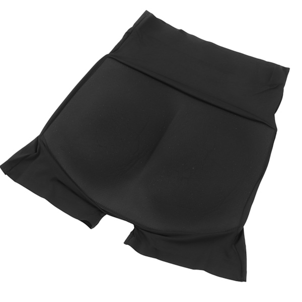 Kvinner Butt Lifting Shorts Høy midje Mage Styrende Pustende Shorts for Trening Løping Fester Svart S