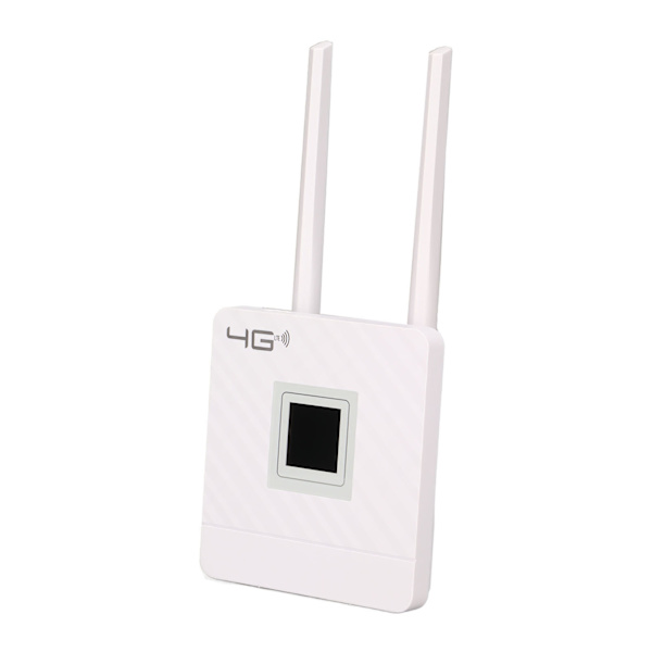 4G LTE CPE-router 150 Mbps DC 12V 1A 50 til 60Hz RJ45-interface 4G trådløs router med 1,44-tommer smart LCD-skærm AC 110‑240V EU-stik