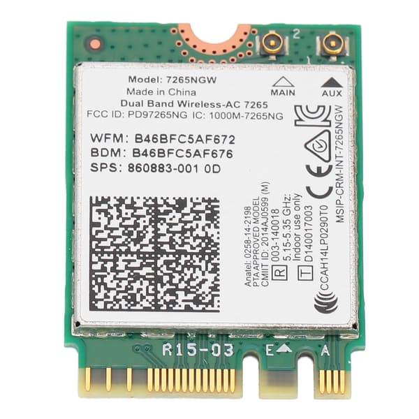 Trådløst Netværkskort 7265NGW 7265AC Dobbelt Bånd M.2 Interface Bluetooth 4.0 Computer Tilbehør