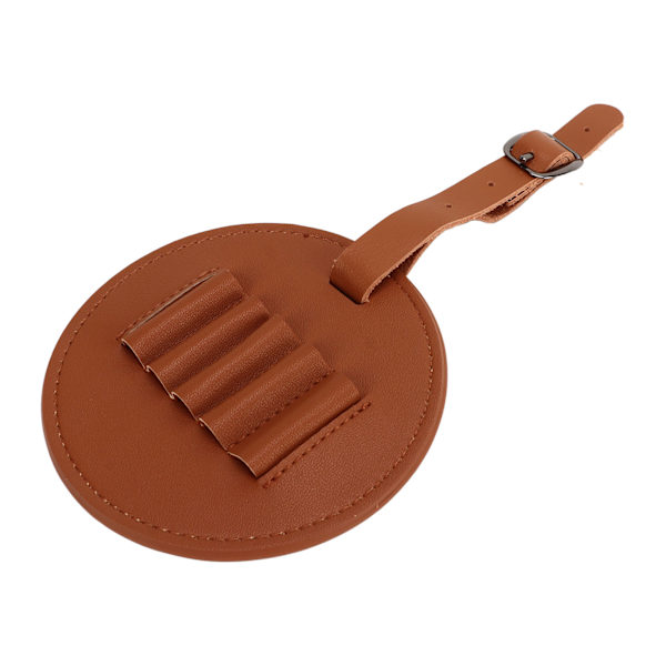 Golf Tee Holder Organizer Carrier Portable PU Læder Golf Tee Opbevaringspose til Golfspillere Mænd Kvinder Brun