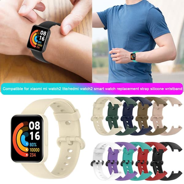 Xiaomi Mi Watch 2 Lite Silikon Rem - Redmi Watch 2 Smartwatch Rem