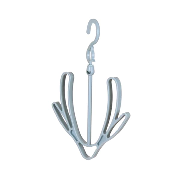 Shoe Drying Rack PP 360° Rotatable Windproof Connectable Shoe Storage Hanger for Scarves Hats Blue