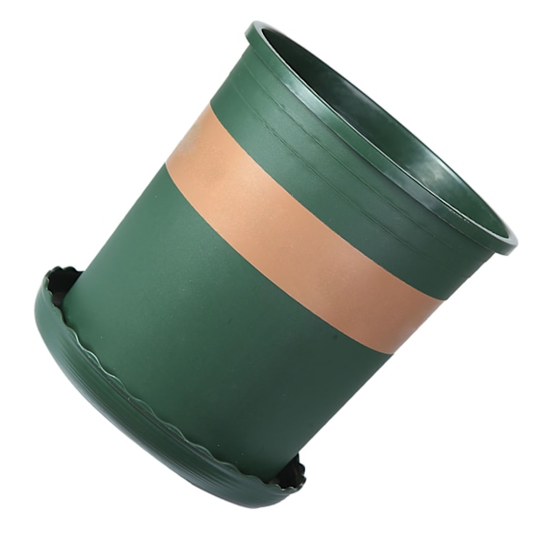 Plantepotte Gallon Potte PP Multifunksjonell Rund Planting Plante Transplantasjon Perforert Plastblomsterpotte Grønn Potte 5 Gallon 11.02x12.20x8.66in