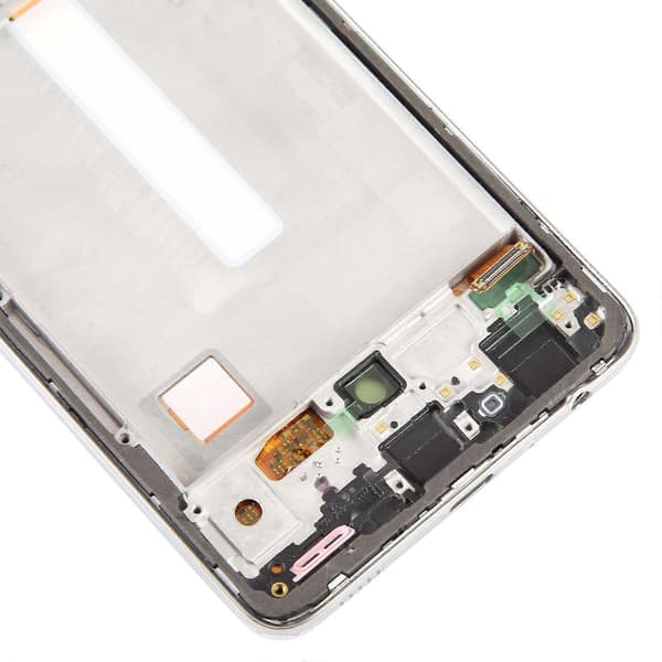 OLED LCD-skärm digitaliserare komplett enhet med ram, stöder inte fingeravtrycksidentifiering för Samsung Galaxy A52S SM-A528B Not Specified