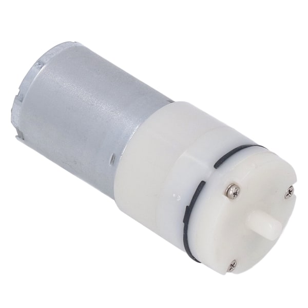 Mikroluftpumpe elektrisk pneumatisk membran Vakuum Mekanisk overføring 1 port 370 Hvit DC24V