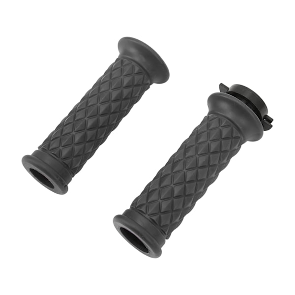 1 par 22 mm gasspaker Universal Komfortabelt grep Passer for scooter GY6 50cc 80cc 125c 150cc Svart
