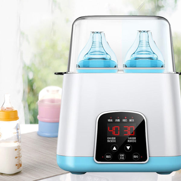 Flaskevarmer 2 i 1 BPA-fri rask oppvarming Rask termostatisk babymatvarmer Melkevarmer for babyer AU 110-220V