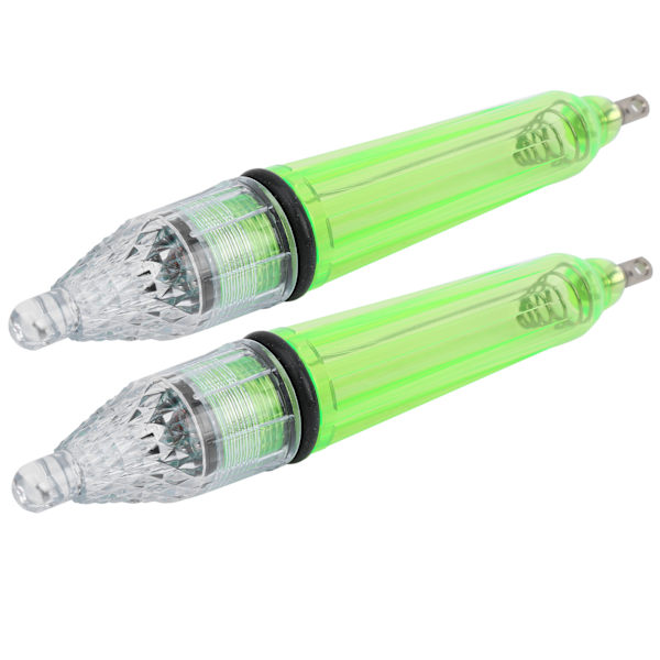 2 stk Havfiske Ferskvann Universell Blekksprutlampe Undervannsattraherende LED Lokkelys 17CM