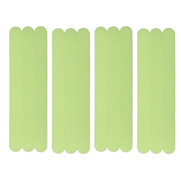Lysende trappetrinmarkering Glow In The Dark Selvklæbende anti-slip selvlysende trappetrinbånd til badeværelse pool 12 strimler Glow Green