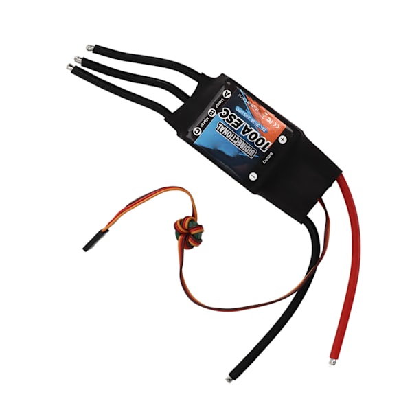 GTSKYTENRC harjaton ESC kaksisuuntainen 100A 2-6S BEC 3A 5V sähköinen nopeussäädin RC-autoille, veneille, potkureille