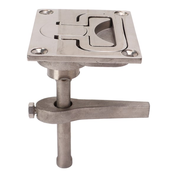 Bådsluse Lukning Flush Pull Gulvspænde Lukning 316 Rustfrit Stål 67x79mm Løftehåndtag Låselukning til Yacht Skib