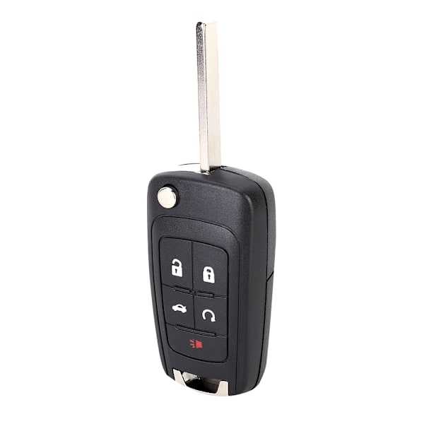 5 Knapper Flip Nøglefob Etui Skall Dækning Udskiftning Passer til Chevrolet Camaro 2010-2013