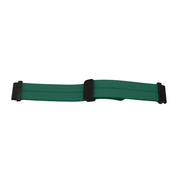 Klockband Vikbart magnetiskt spänne Klocka Bytesrem Silikon Sportarmband för Fenix ​​7S/6S/5S 0.79in OD Grön