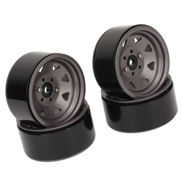 4st 1,9 tum RC-fälgar Universal Fit Stark stöd 8-ekrar hjulfälgset för Axial SCX10 II SCX10 III Titanium