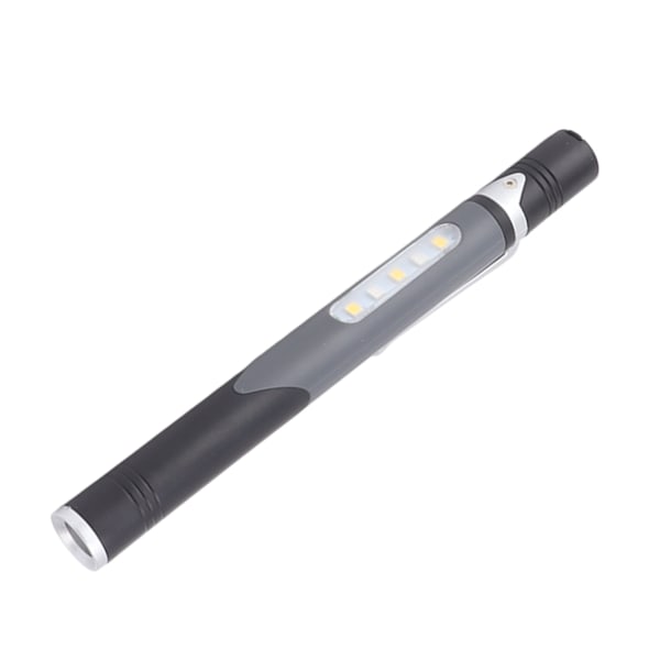 USB Oppladbart LED Pennlys USB Micro 5V 3,7V 300mAh Grå IPX6 Mini Gjenbrukbar Pennlys for Inspeksjon Arbeidsreparasjon