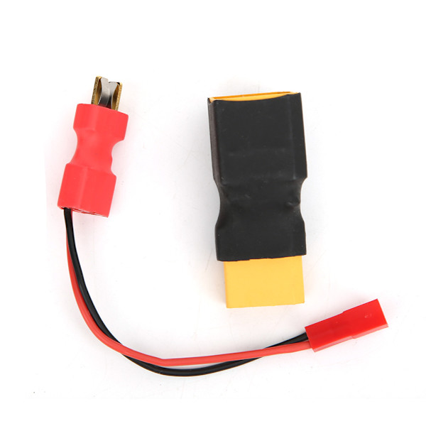 2 stk JST Hannkontakt til T-Plugg Hann Hunn Adapterkabel Kontakt Ledningsnett Plugg for RC Drone Lipo Batteri Svart + rød + gul