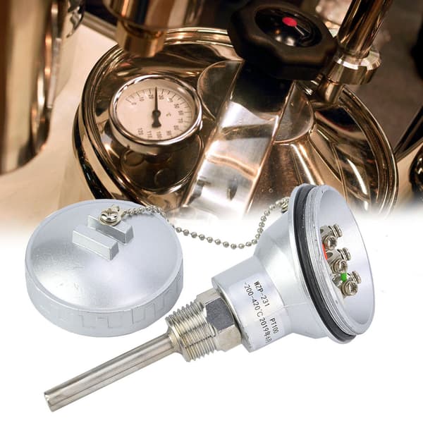 RTD PT100 Temperatursensor Probe 1/2\" NPT Gjenge Termoelement Terminalhode (PT 50mm)