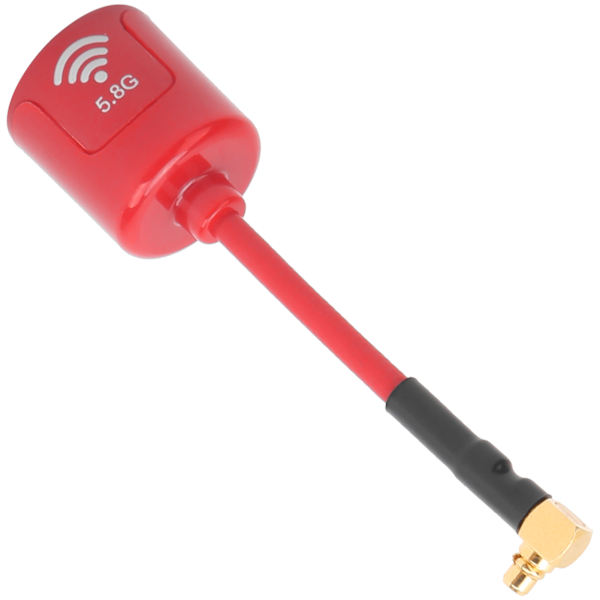 5.8Ghz MMCX 2.8dbi RHCP Høj Gain Lang Antenne til FPV Racing Drone RC Dele Rød Vinkel