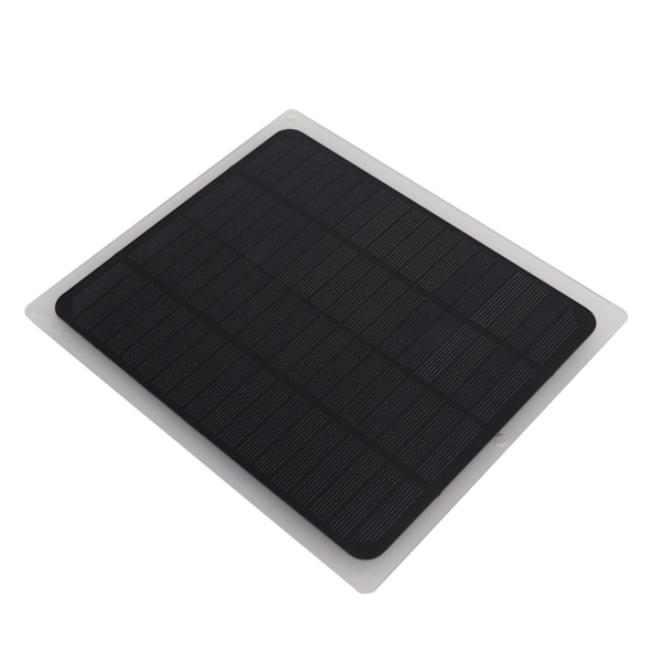12V 10W solcellepanel med klemmer Vanntett bil lading Solcellepanel for bobil batterilader