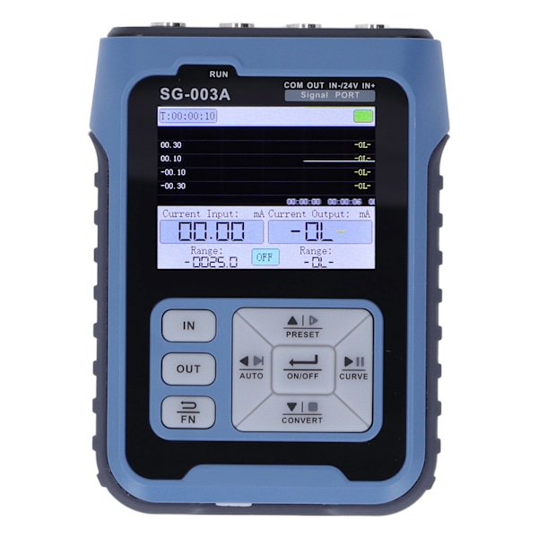Multifunktionell signalkällagenerator 2,4 tum digital displayspänningsfrekvensgenerator EU-kontakt 100‑240V