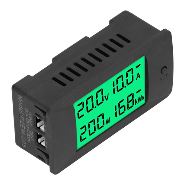 Energimätare LCD Digital Display Spänningsström Monitor Voltmeter DC 5‑12V PZEM‑025