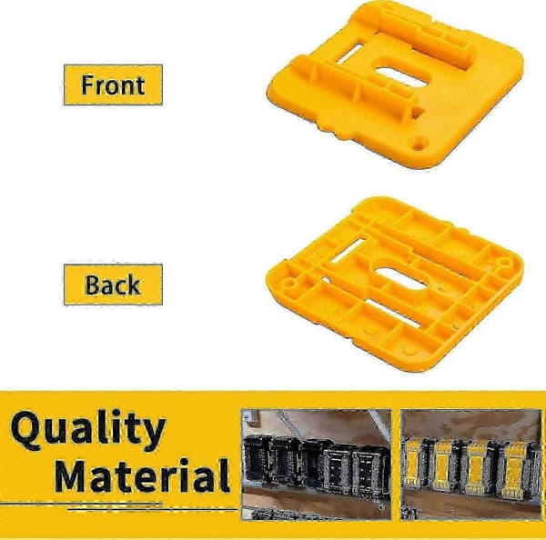 10-pak batteriholder til Dewalt 20V 60V batteriholder passer til DCB200 DCB203 DCB205 DCB206 batterier