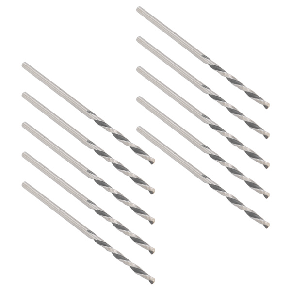 10 kpl suoria varren kierteisiä poranteriä koruille helmiä varten Leimaustyökalu 1,6 mm
