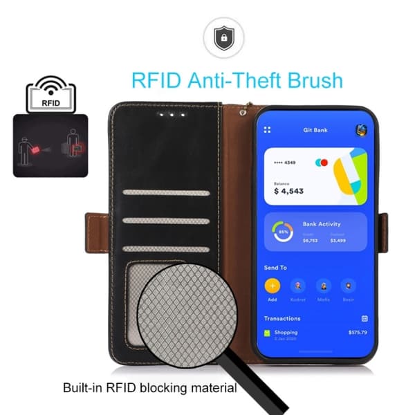 OnePlus 11 5G Etui RFID Cra Horse Læder Sort 84