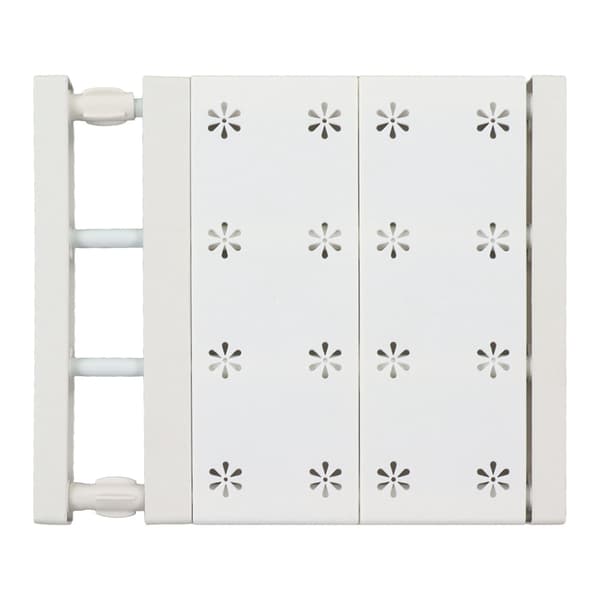 Wardrobe Divider Shelf Storage Pull-out Rod Space-saving Layered Partition Board for Cabinets 11.8-15.7 inches