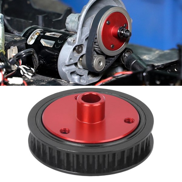 Gummiremsväxellåda Modifierad växelkombination Passar för Axial SCX10 RC bilmodell Svart