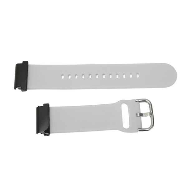 22 mm silikoniranneke Smart Sports Watch Band Byte Garmin Fenix ​​7 6 5 Harmaa