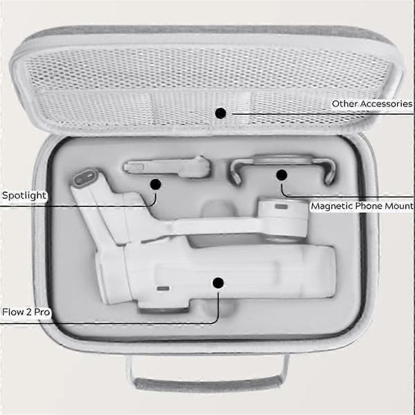 Oppbevaringsveske for Flow 2 Pro håndholdt gimbal
