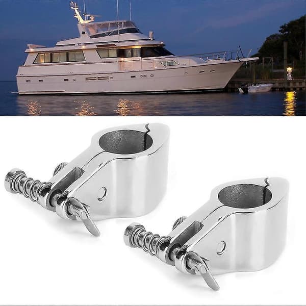 st. topmonterede kæbeglidemonteringer til bådstænger og knastklemmer til marineyachter (22 mm)