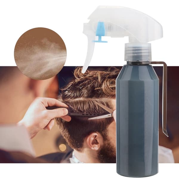 Refillable Plastic Barber Spray Bottle Water Sprayer Salon Babershop Tool (Grey)