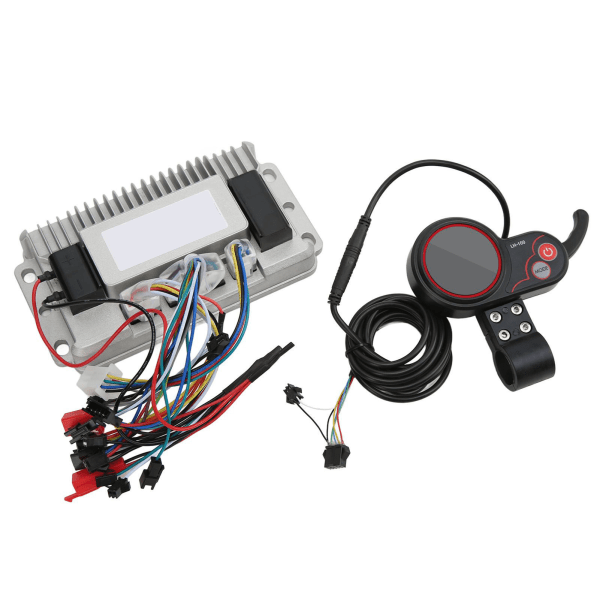 48V 60V 1000W Sinus Børsteløs Controller Kit 3 Tilstande Elektrisk Cykel Børsteløs Controller med Farverig LCD-skærm