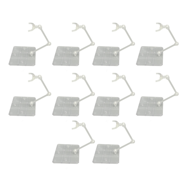 10 sæt Action Figur Stativ Transparent Akryl Anime Figur Display Stativ Støtte Holder Base