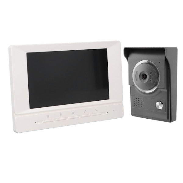 Videodørklokke 7 tommer HD Nattesyn IP55 Vandafvisende Intercom Visuel Dørklokke til Lejlighedshjem 100‑240V AU-stik