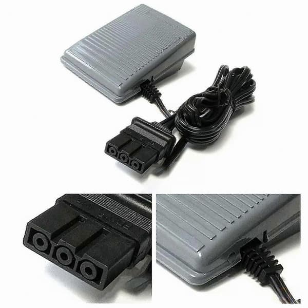 Brother-pedal för överlocksymaskin med nätsladdsutbyte 220-230V EU