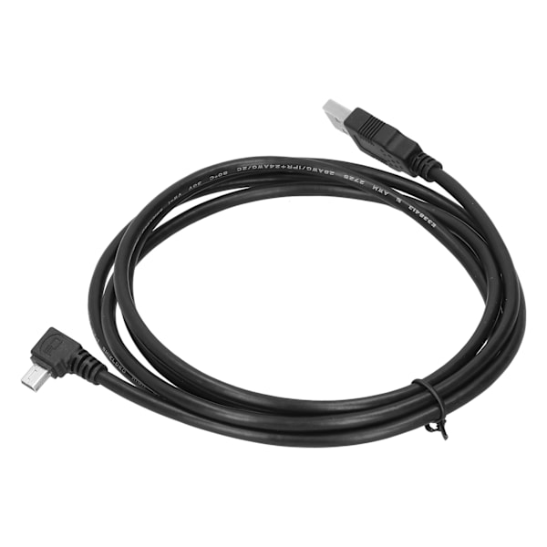 Vinkel USB2.0-kabel, hane till mini-USB hane, 90 grader, för hårddisk, datortillbehör, höger sväng