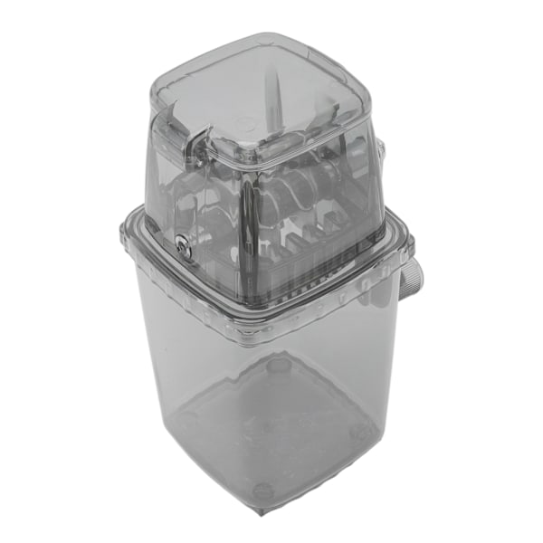 Manuell Ice Crusher Liten bärbar rakapparat Handdriven Snow Cone Machine for Home Grey