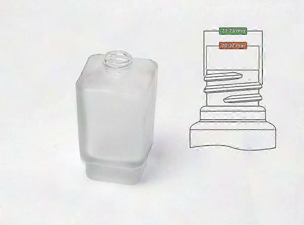 Högkvalitativ 24 mm borstad tvålpump - 2-pack