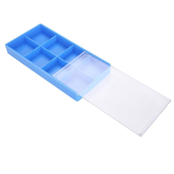 Plast 8 Grids Förvaringslåda Smycken Organizer Case Watch Function Container Tool