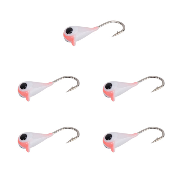 5 stk Vinterisfiske Jigs Kit Isfiskekroge Lås til Bas, Abborre, Crappie 3mm