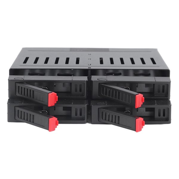 4-bays HDD-bur Chassi 5,25-tommers enhetsrom 2,5-tommers SATA-mobilrack-kompatibel 9,5 mm 12,5 mm harddisker med tykk bunn SSD-er