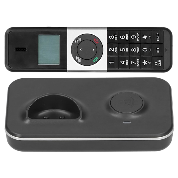 100240V US-stik Digital trådløs telefon Nummerpræsentation Håndfri Business fast telefon