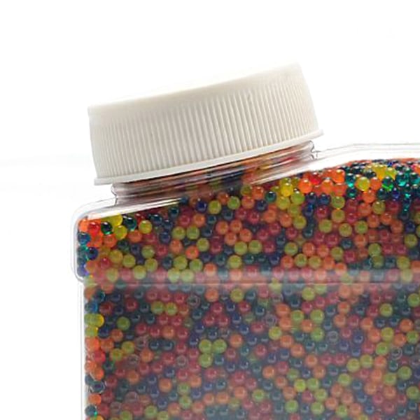 2 flasker 250g Gel Ball Genopfyldning Multi Farve Vandkugler Vandgelkugler Absorberende Gelkugler til Sensorisk Legetøj