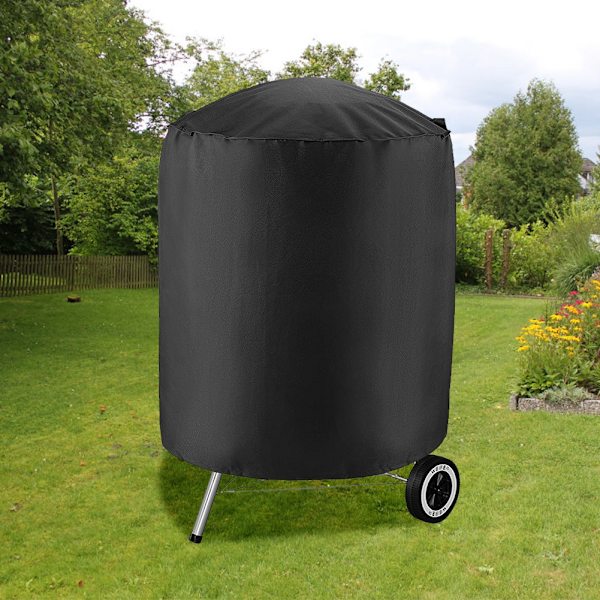 Vattentät BBQ-överdrag Grill Gasgrill-överdrag Utomhus Heavy Duty-skydd 70*70*70 cm (svart)