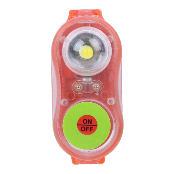 Livräddningsvästlampa LED Litium JHYD I Havsvatten Självlysande Livräddningsficklampa Iögonfallande Attraktionslampa (Orange)
