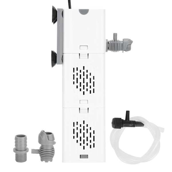 ZYN61 Innbygd Akvariumfilter Neddykbar Stille Akvariumfilter Vannpumpeboks (EU-kontakt 220V)