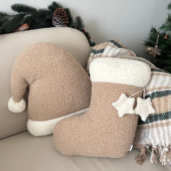 Julepude Beige strømpe